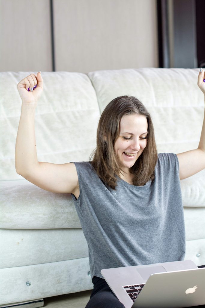 Midlife woman developing confidence and learning new skills with a growth mindset