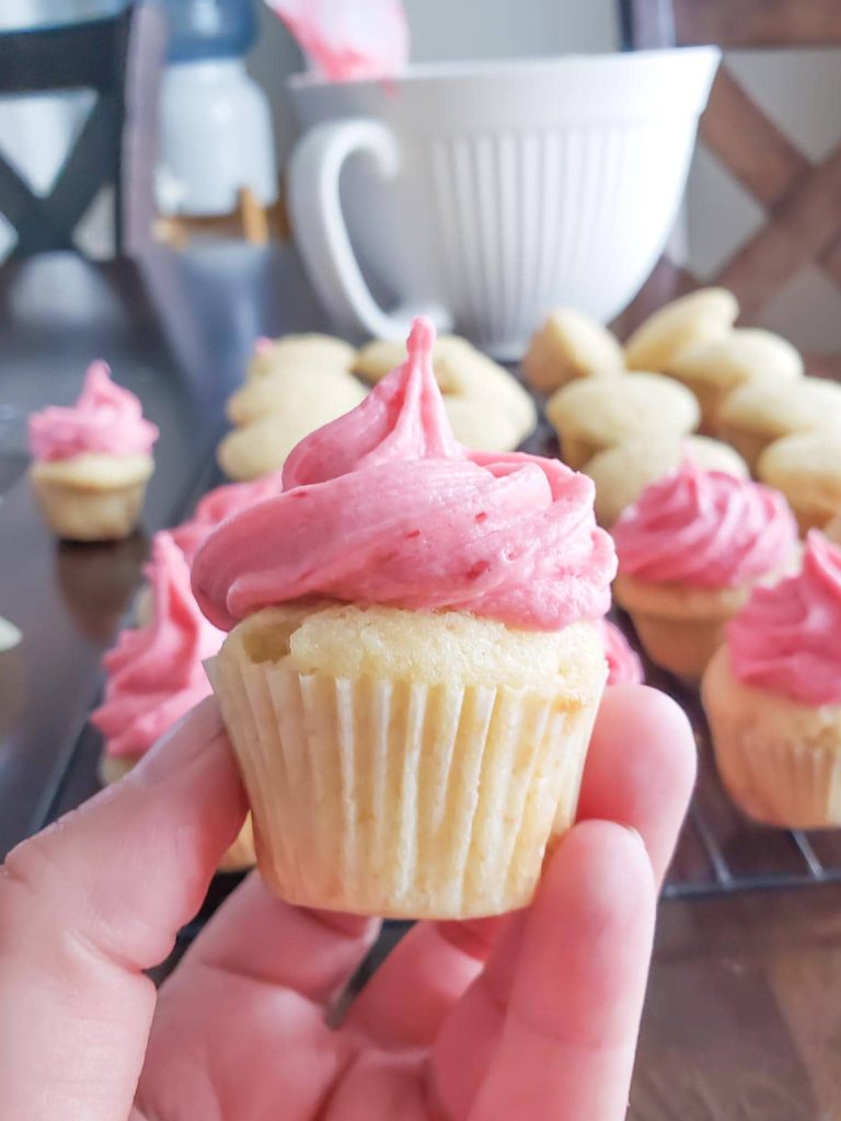 lemon raspberry cupcake