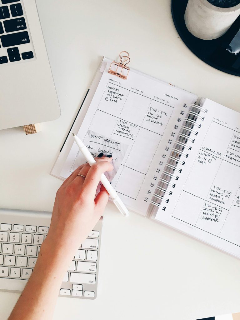Notebook for goal setting checklist  personal growth and planning