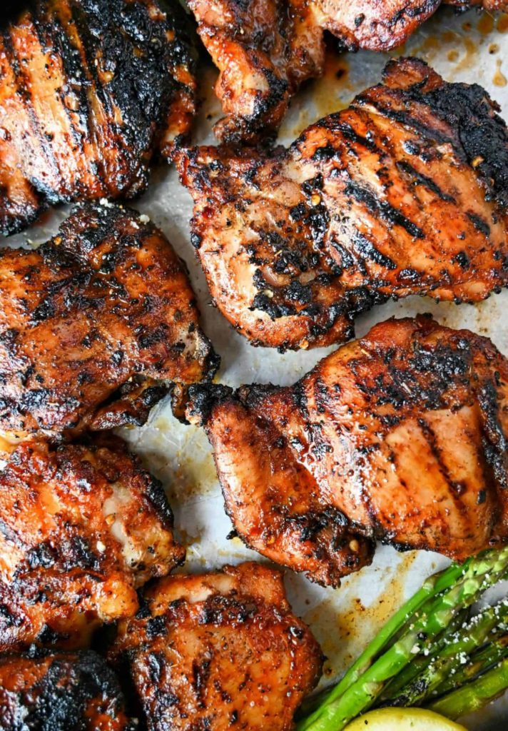 grilled chicken thighs