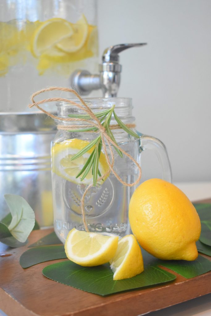 staying hydrated as part of a summer self-care routine