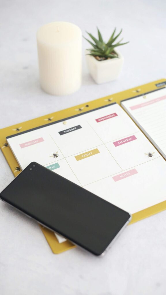 planner to help overcome challenges of balancing work and family
