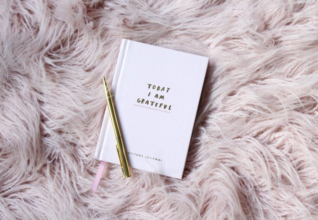 Journaling as part of an evening routine
