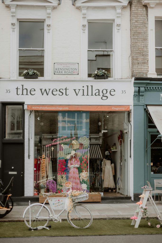 Local boutique on a summer day.  A great summer activity for adults