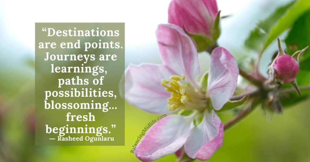 Destinations are end points