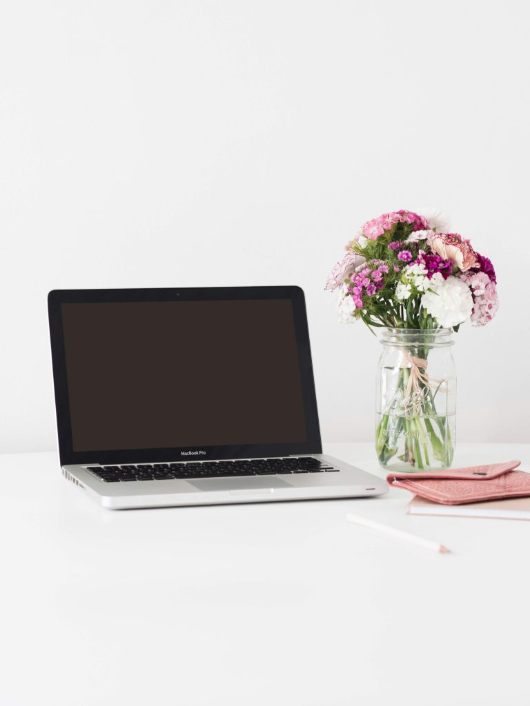organized workspace supporting healthy habits and mental wellness