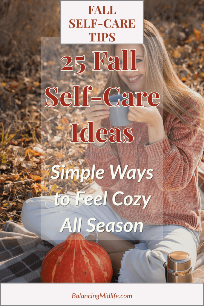 woman enjoying fall-self-care outdoors