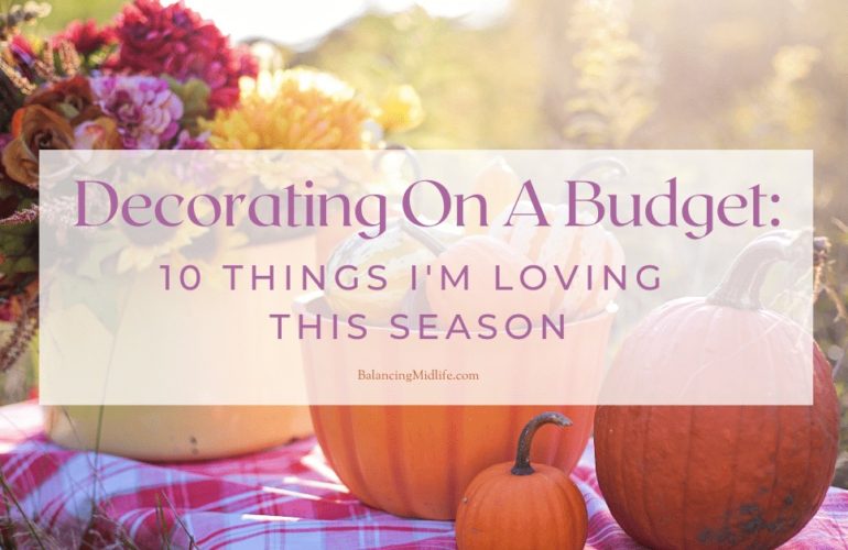 Decorating On A Budget: 10 Things I'm Loving This Season