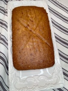 Completed banana bread