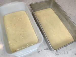 banana bread dough unbaked