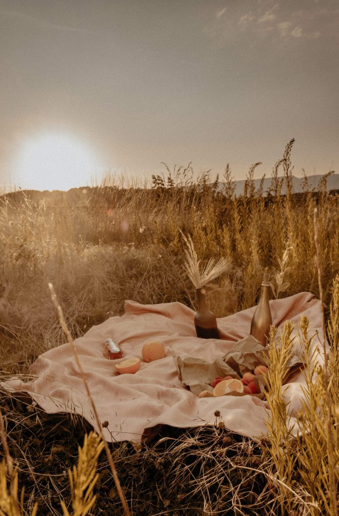 Sunset picnic - a summer bucket list idea