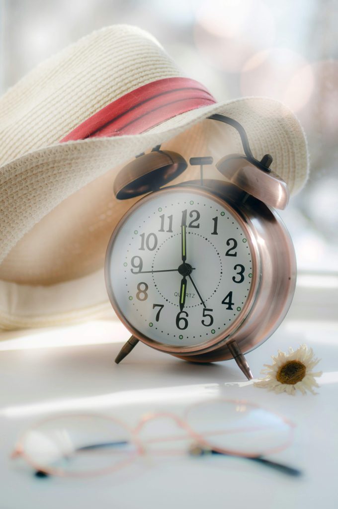 alarm clock morning mindful routine