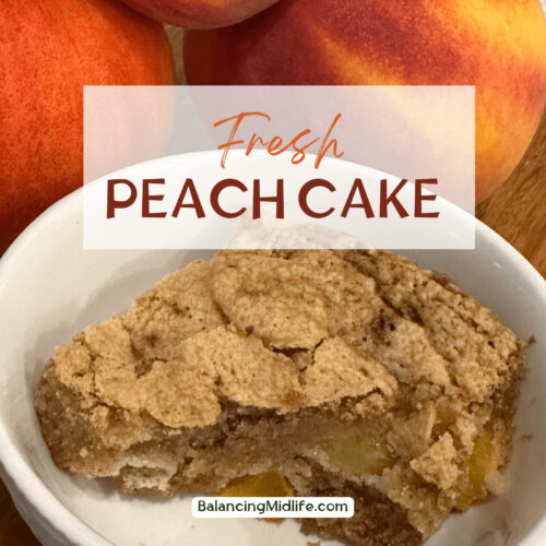 fresh peach cake