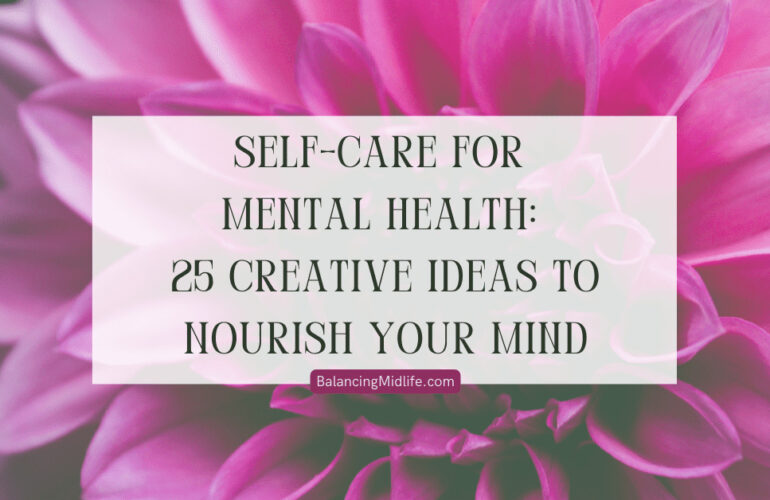self-care ideas for mental health