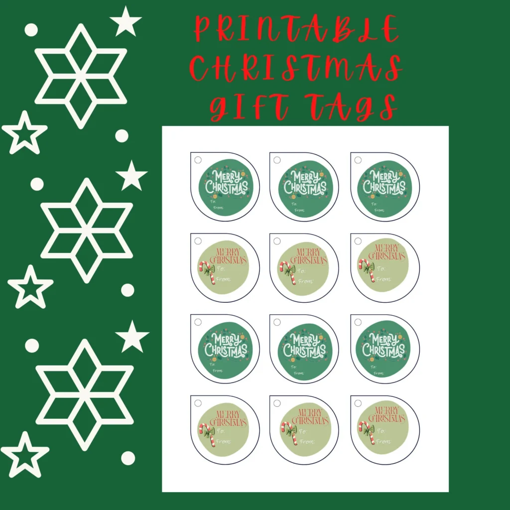 holiday gift tags