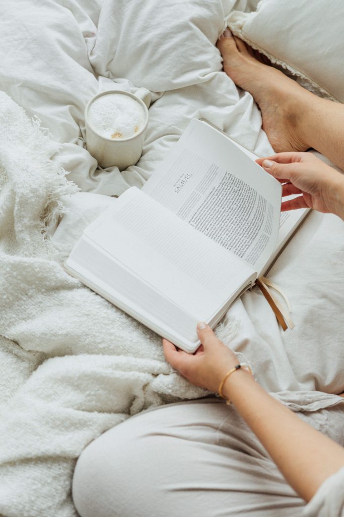 self-care and mindfulness moment for relaxation and mental wellness in midlife 