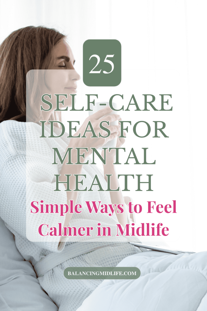 woman relaxing as self-care for mental health