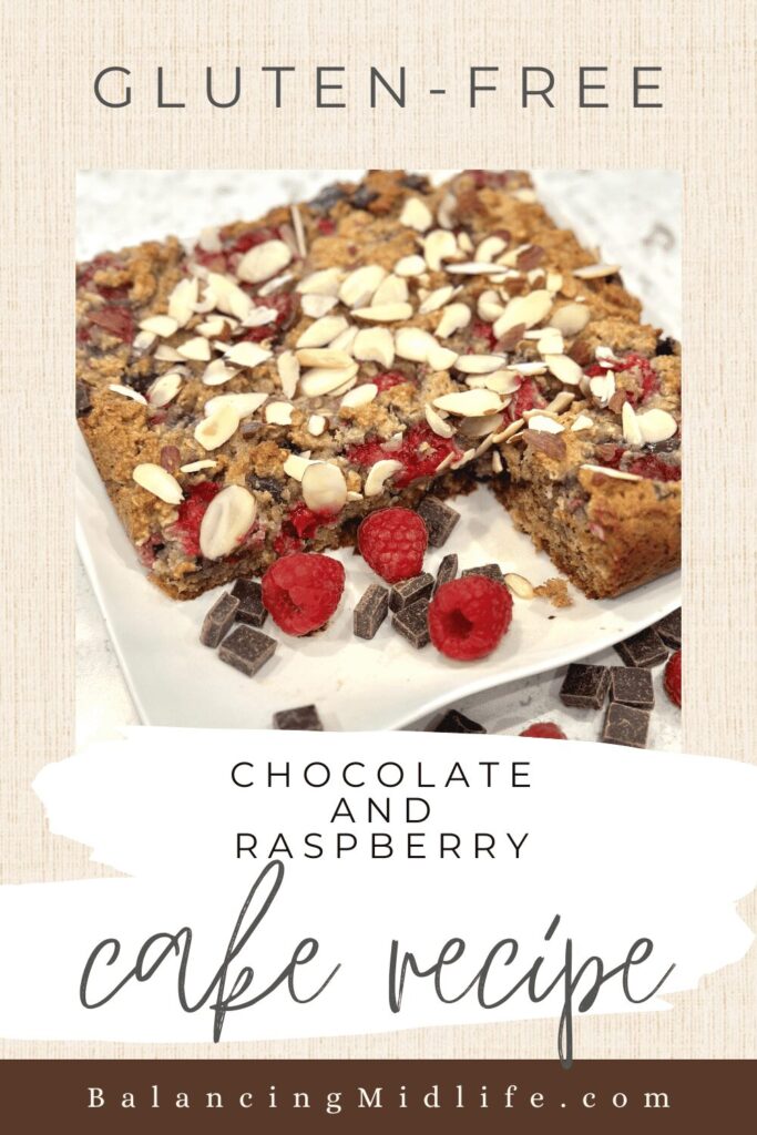 Gluten-free chocolate and raspberry cake
