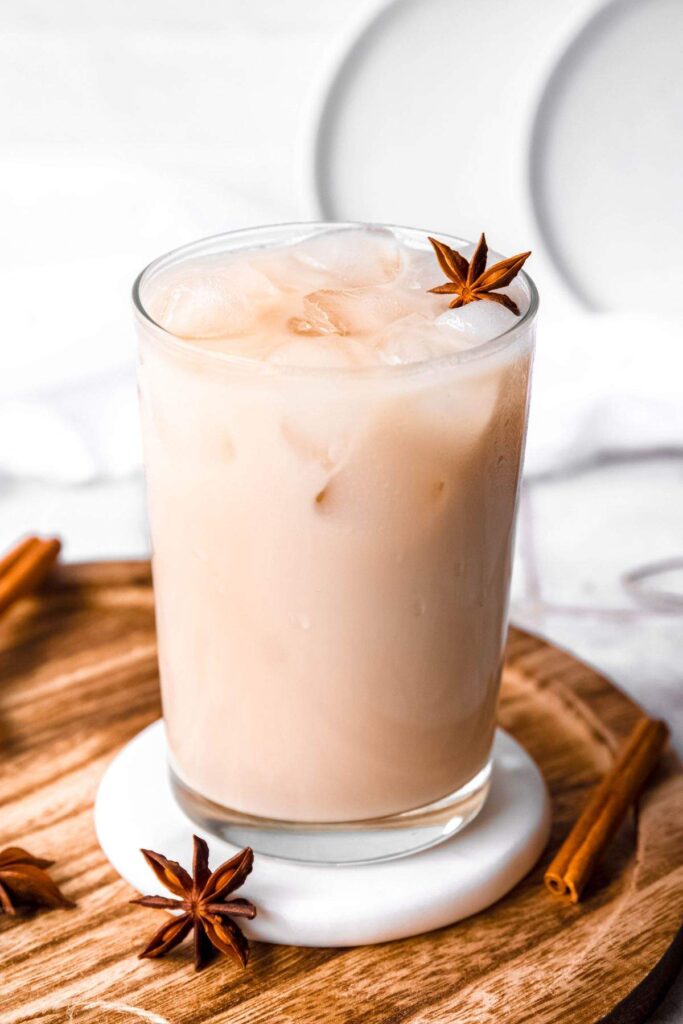 Iced chai latte