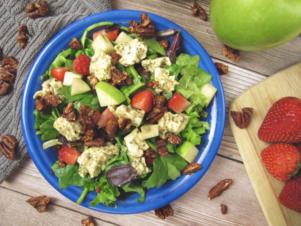 strawberry apple cider salad