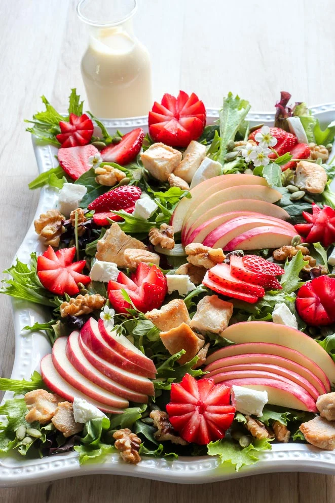 strawberry chicken salad - easy summer salads