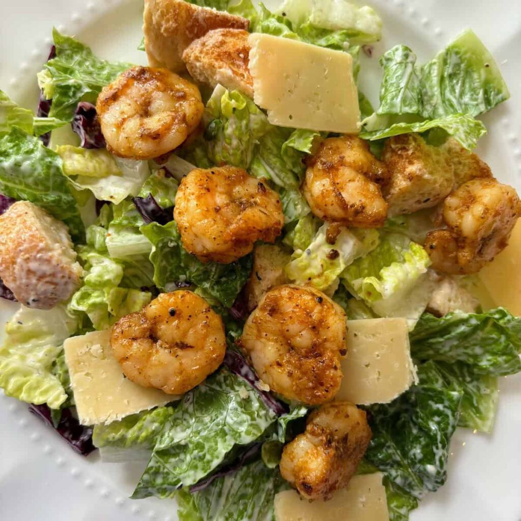 Blackened shrimp easy summer  salads