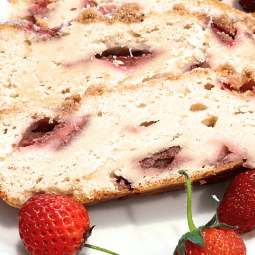 fresh strawberry bread