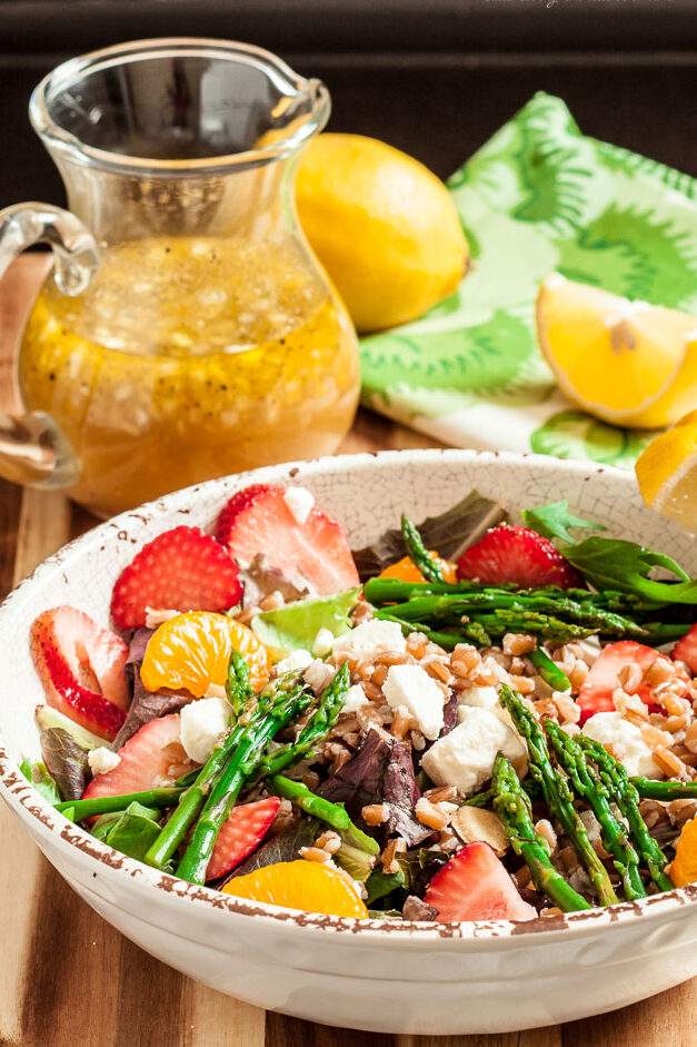strawberry asparagus salad