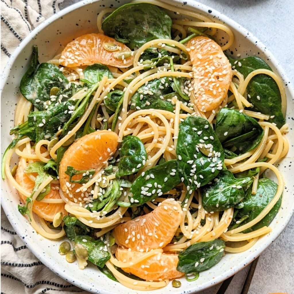 orange sesame noodle salad - easy summer salads