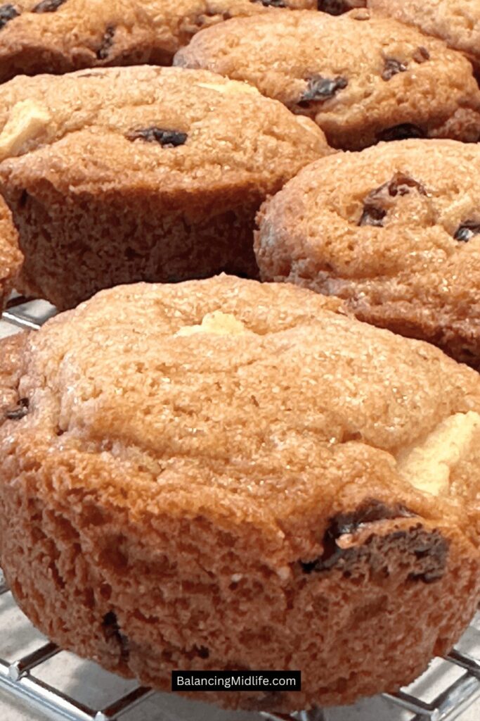 muffins on a cooling rack