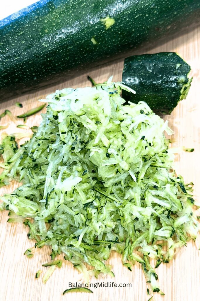 shredded zucchini