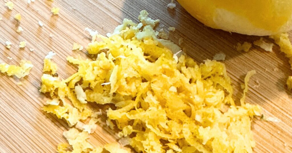 lemon zest