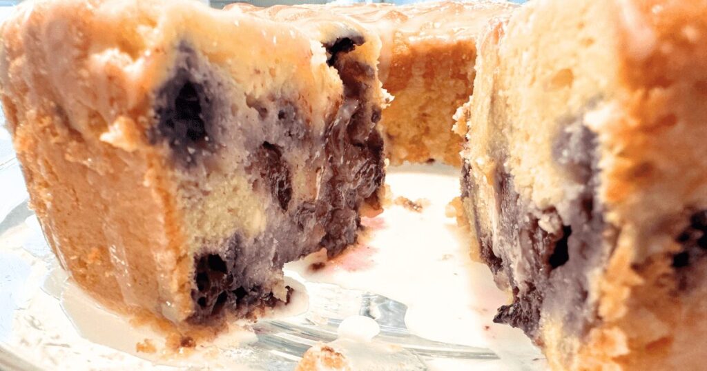 Lemon Blueberry Cream Cheese Cake