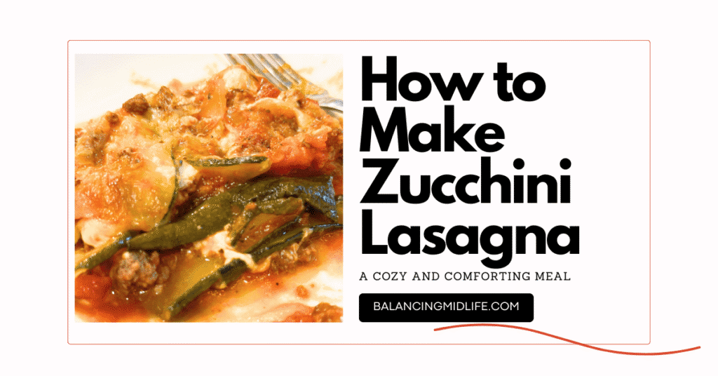 how to make zucchini lasagna