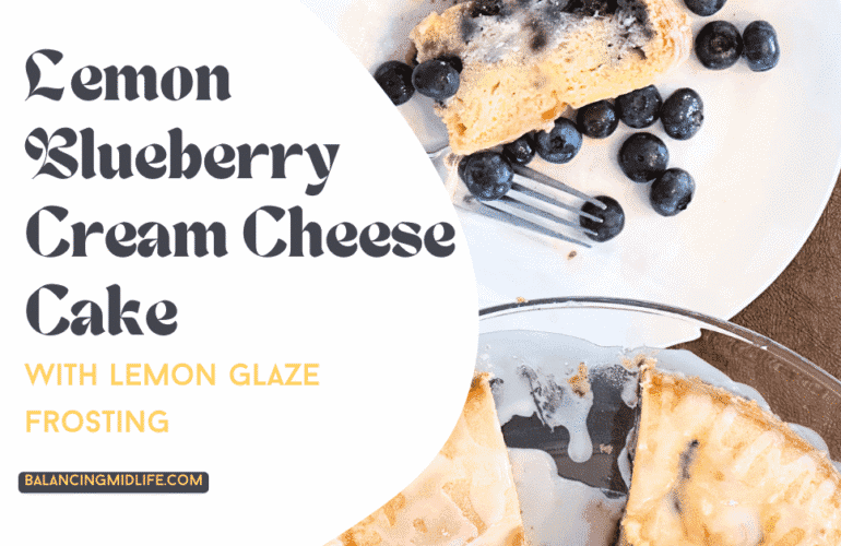 lemon blueberry cream cheese cake