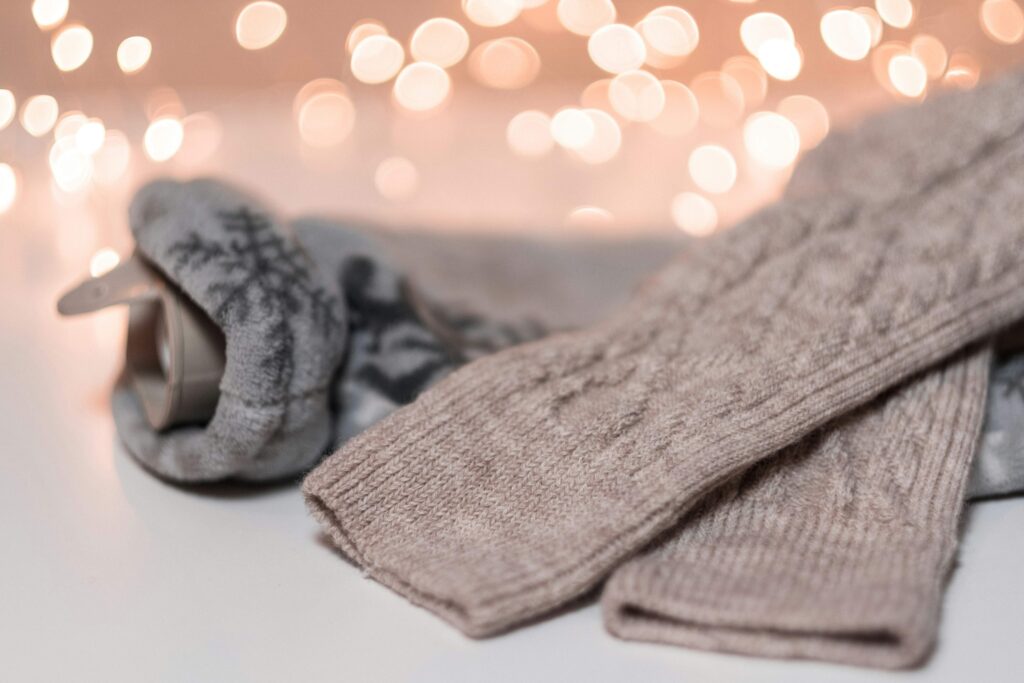 cozy socks/winter self-care essentials