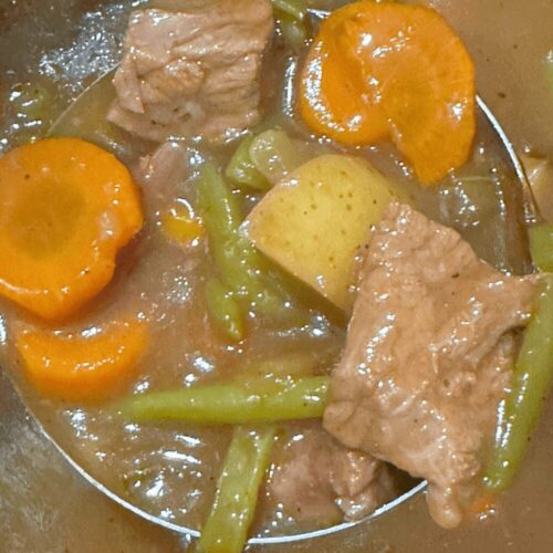 crockpot beef stew with gravy