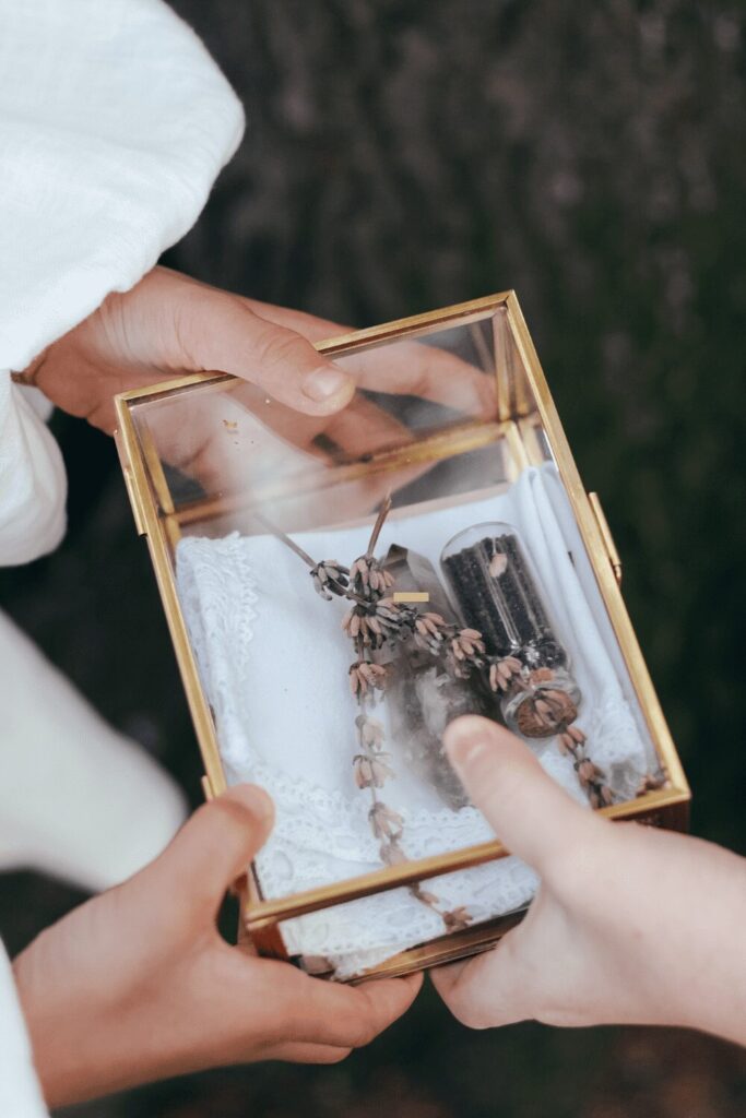 box of keepsakes