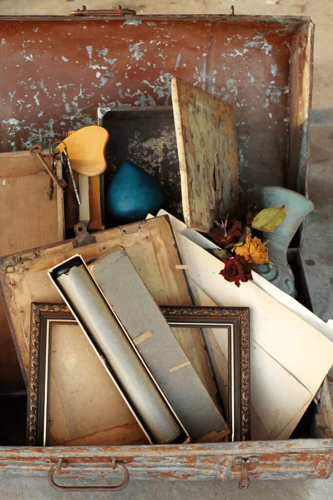 how to declutter sentimental items