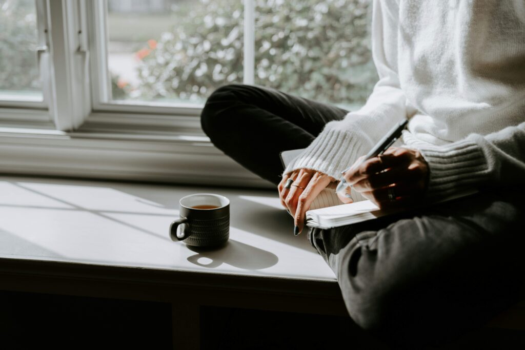 Mindful journaling practice in January for personal growth