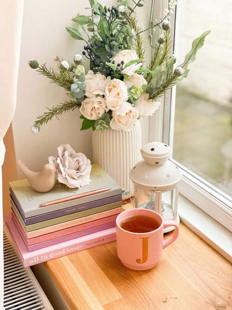 aking a mindful break with a time block planner to balance productivity and self-care