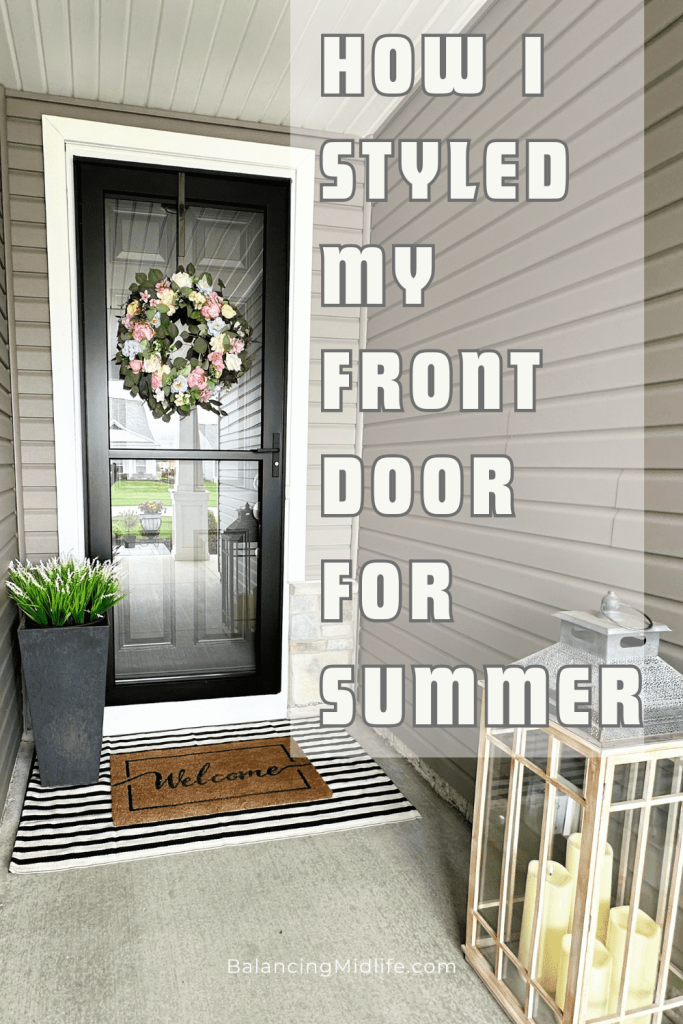 easy summer front door decor ideas